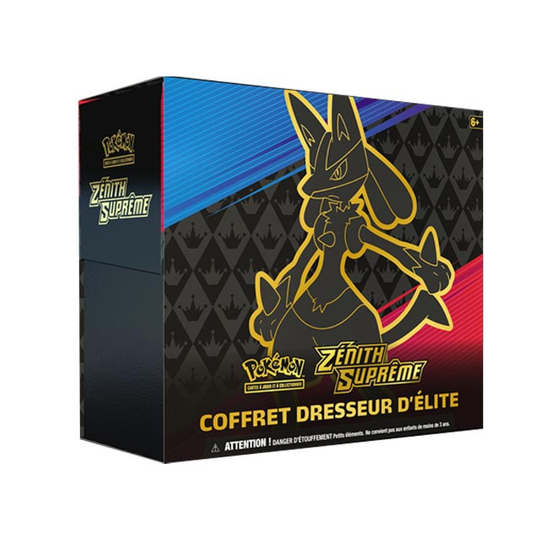 Coffret Dresseur d'Élite - ETB Pokémon EB12.5 : Zénith Suprême - Lucario