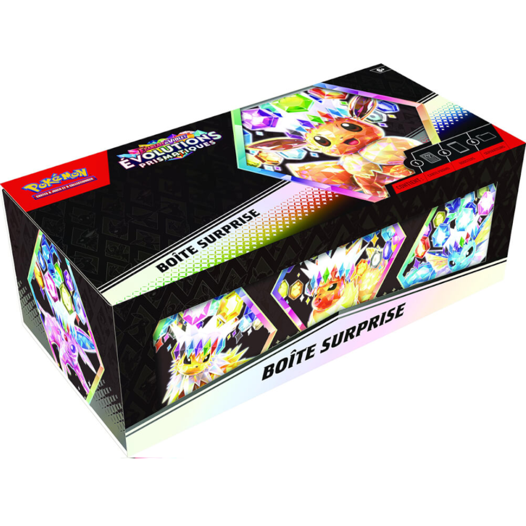 Boîte surprise Pokémon EV8.5 Évolutions Prismatiques