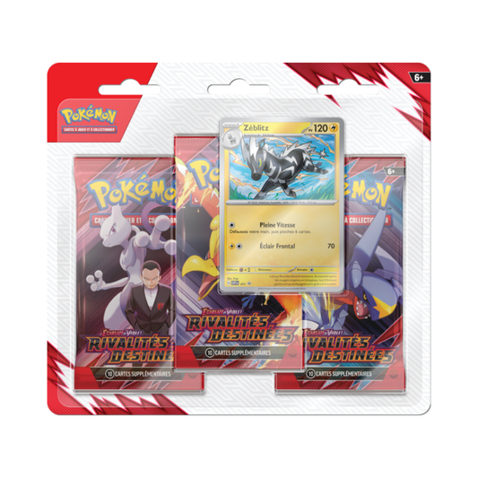 Pack 3 boosters – Écarlate et Violet : Rivalités Destinées (EV10)