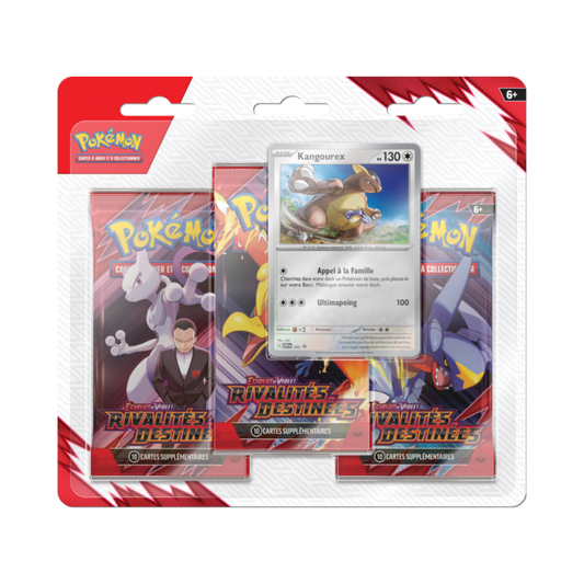 Pack 3 boosters – Écarlate et Violet : Rivalités Destinées (EV10)